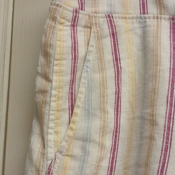 GAP Women's Striped Shorts - Cream and Red, Blue And Yellow. Size S. NWT - Picture 2 of 11